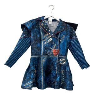 Disney Descendants 2 Evie Blue Jacket Costume Size Small 4/6